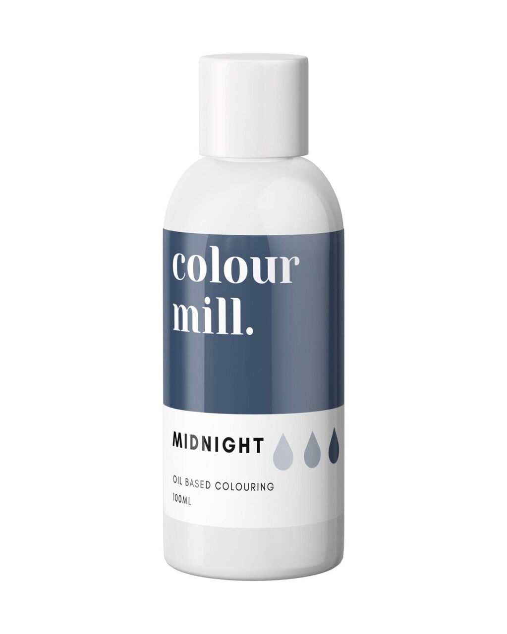 Oil Based Midnight Food Coloring Gel 100ml for Deep Dark Cake Colors Vegan Halal Kosher
